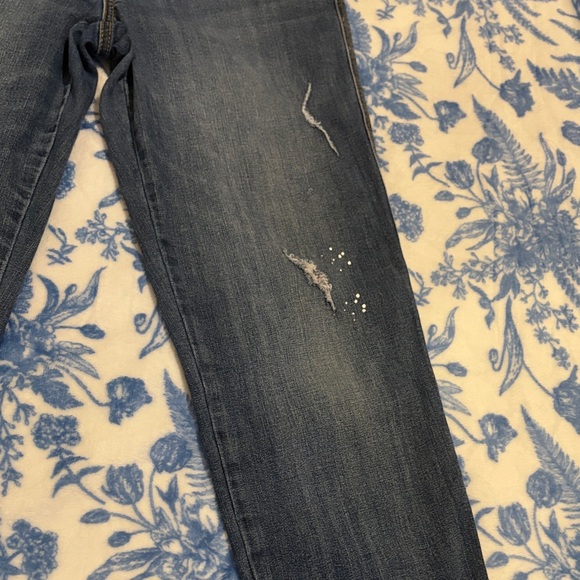 Seven7 Women's Straight Leg Blue Jeans - Picture 3 of 15